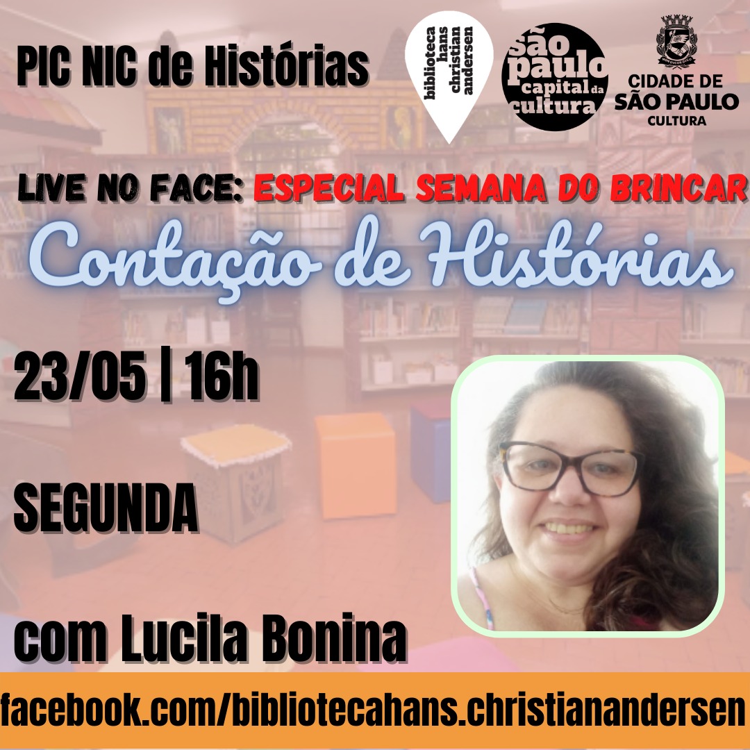 LIVE PicNic de Histórias Online - Especial Semana do Brincar Com Lucila Bonina